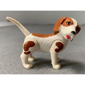 Mattel Barbie Vet 1996 Pet Doctor Brown & White Dog Puppy Spotted Figurine